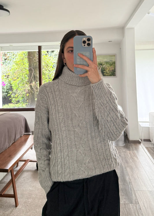 TURTLENECK GRIS CHUNKY