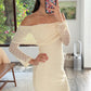 VESTIDO MINI OFF THE SHOULDER