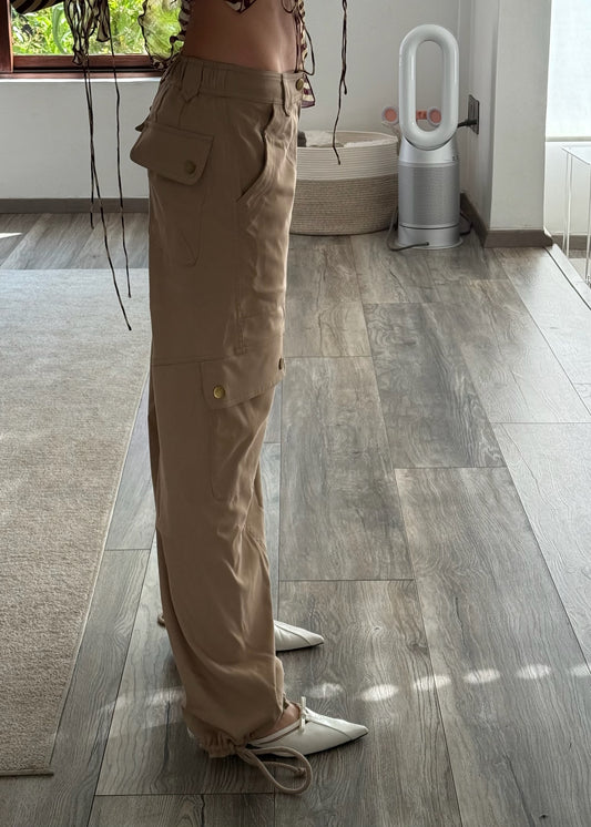 CARGO PANTS COLOR CAMELLO
