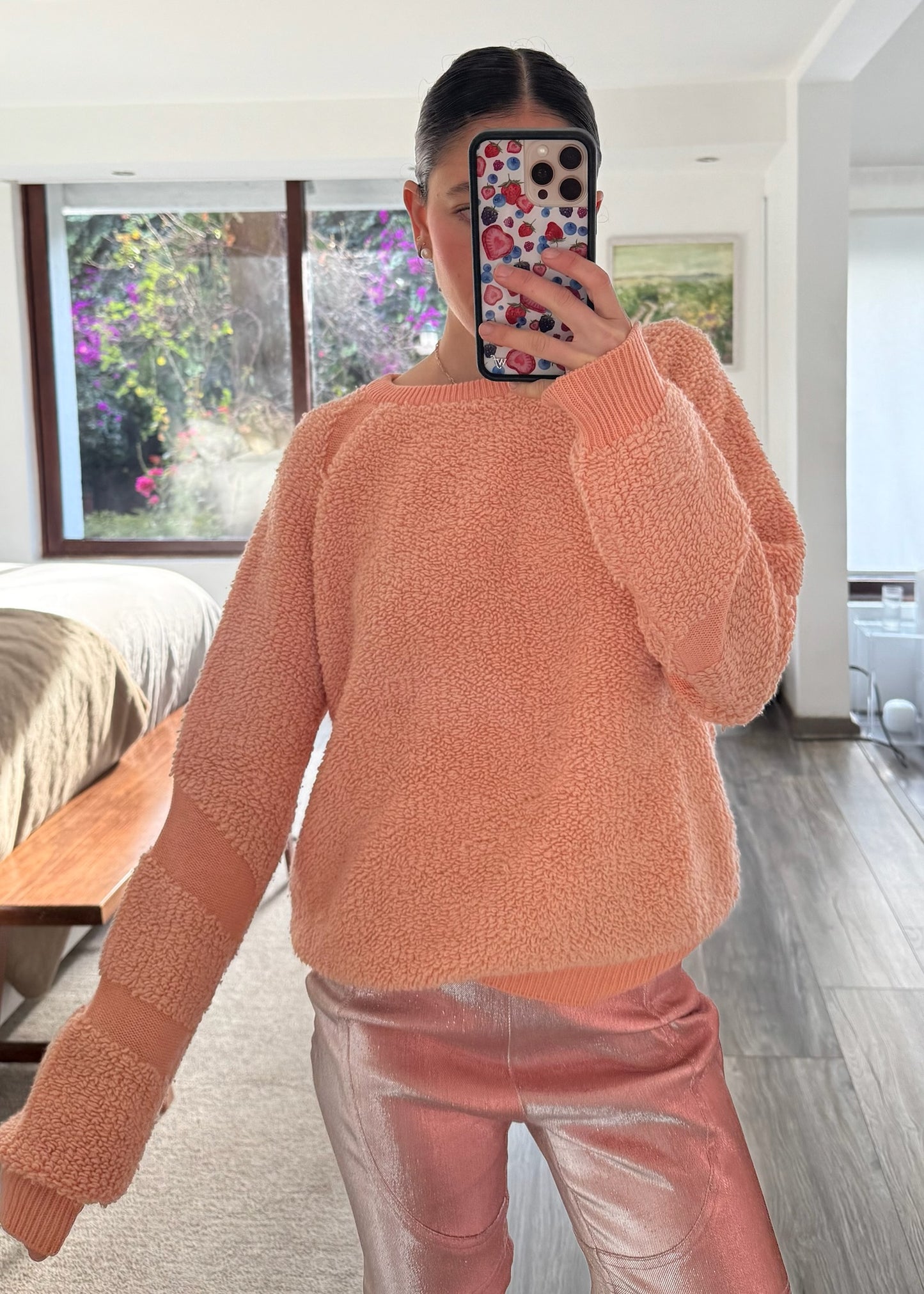SUÉTER CHUNKY SALMON PINK