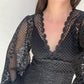 VESTIDO CROCHET NEGRO