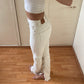 JEANS COLOR BEIGE