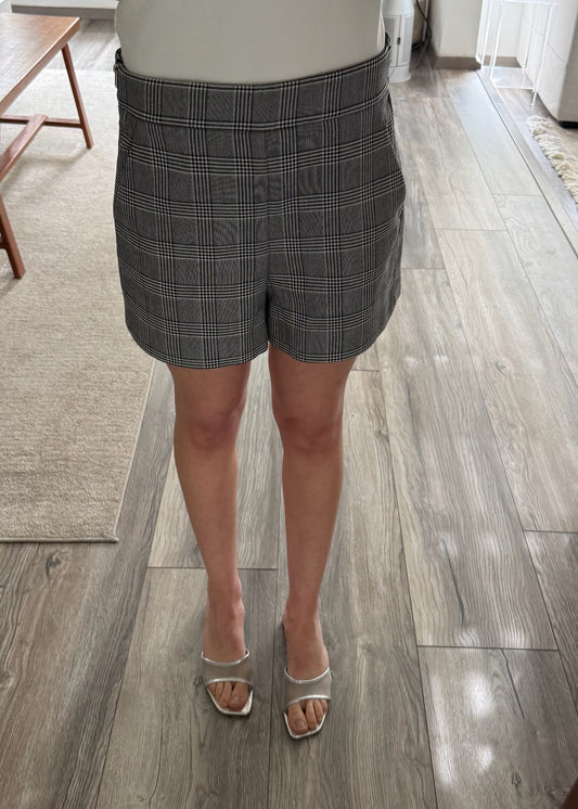 SHORTS PLAID GRISES