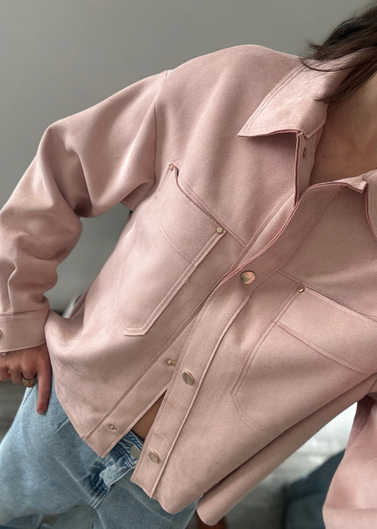 CHAMARRA LIGERA ROSA PALO