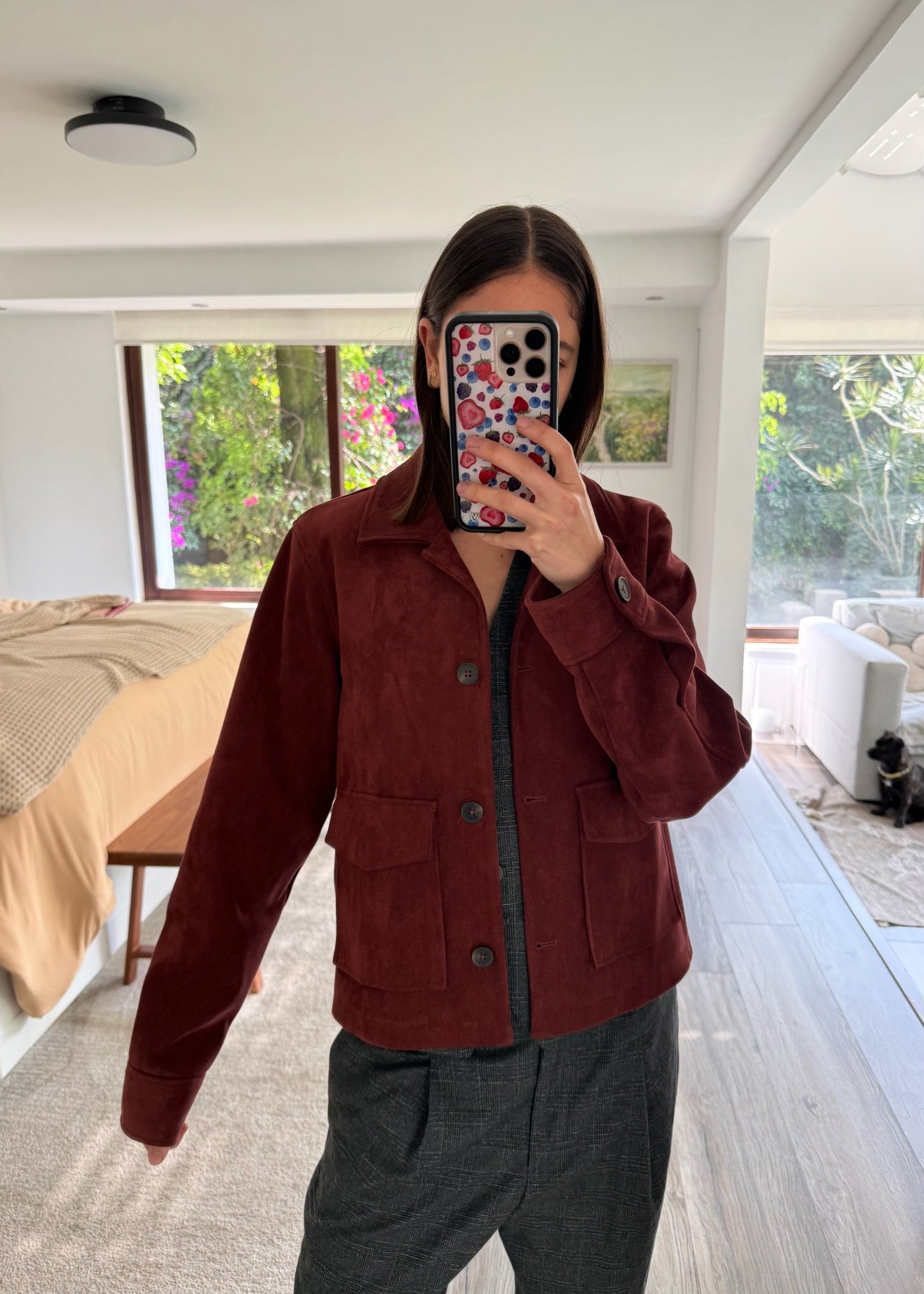 SHACKET DE TIPO SUEDE
