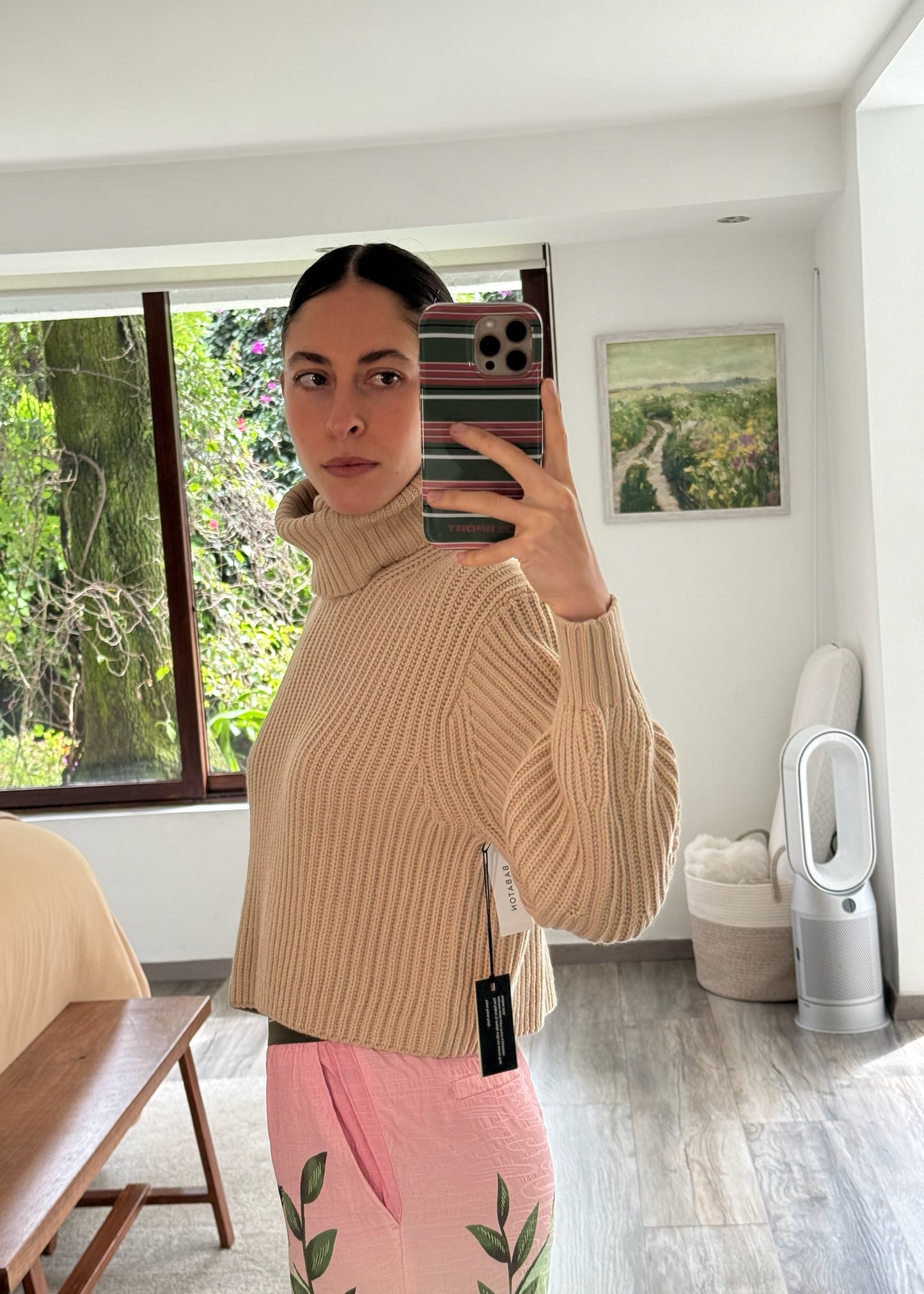TURTLENECK CREAM CAMEL