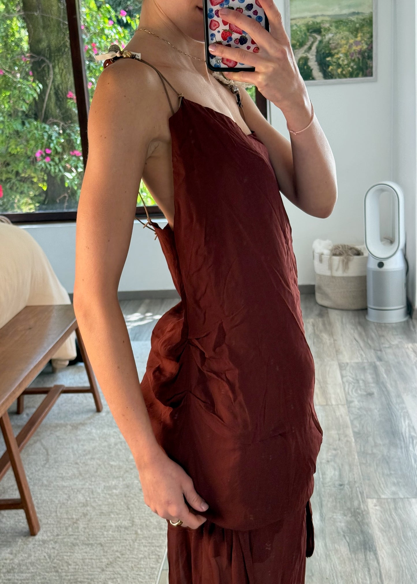 SET BRICK RED SEE THROUGH