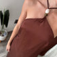 VESTIDO MAXI CHOCOLATE