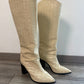 WIDE CROCO BOOTS