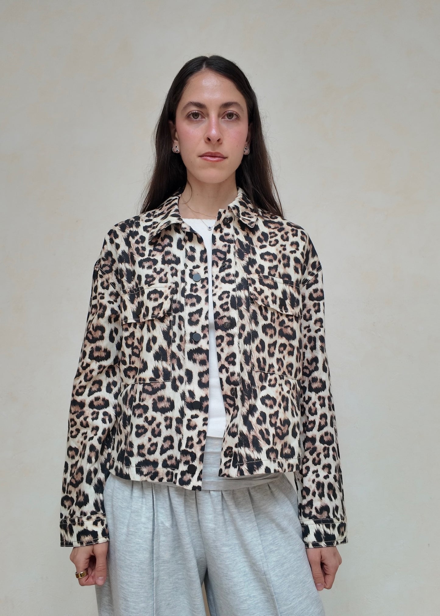 SOBRECAMISA ANIMAL PRINT CROPPED