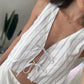TOP STRIPED DE TIPO CHALECO
