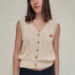CHALECO DE KNIT CHERRY