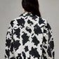 CHAMARRA LIGERA COW PRINT