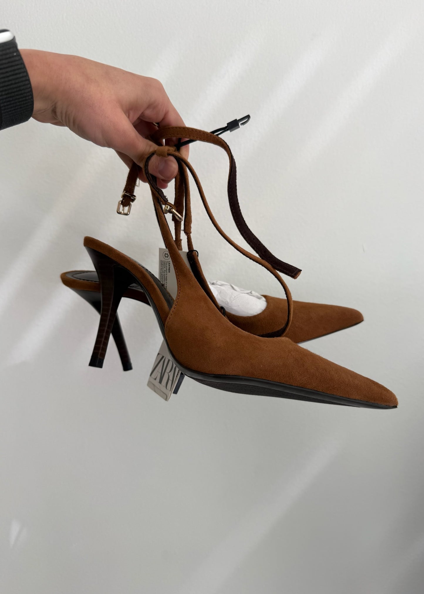 KITTEN HEELS SUEDE CAFÉ