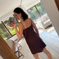 VESTIDO MINI BURGUNDY