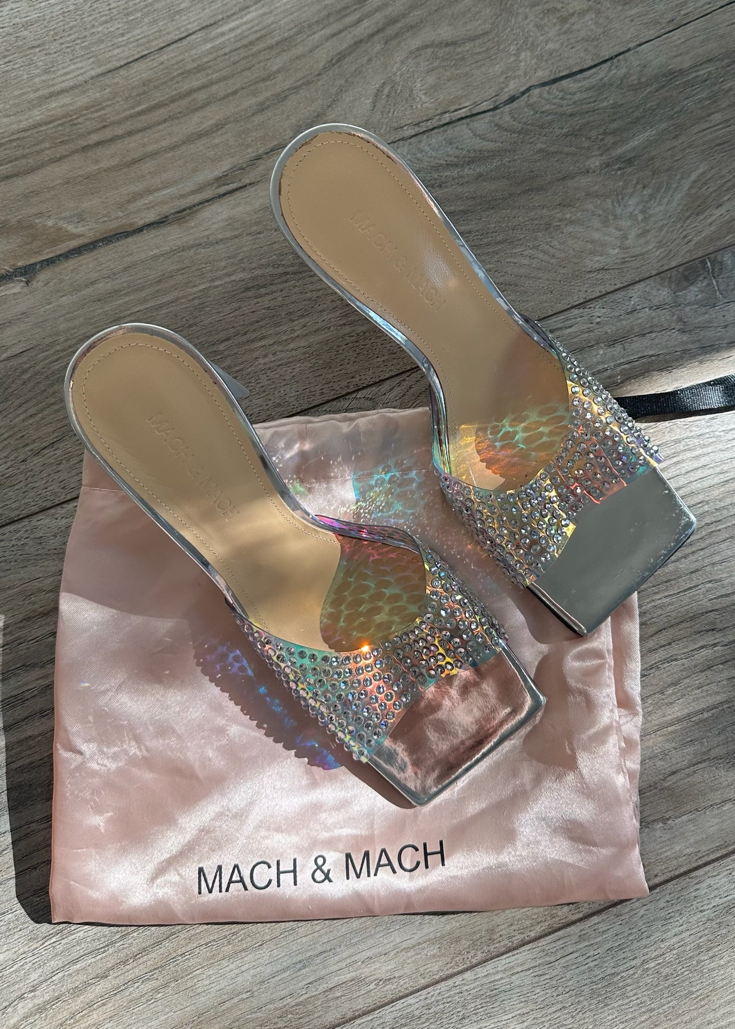 SPARKLY HEELED SANDALS