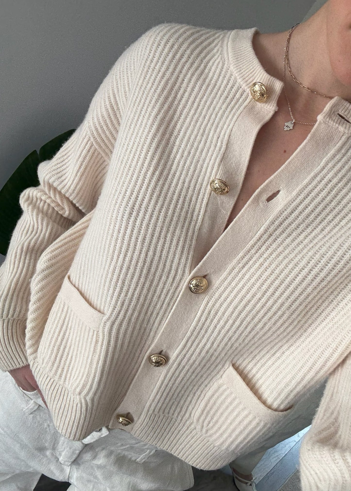 CARDIGAN DE LANA Y CASHMERE