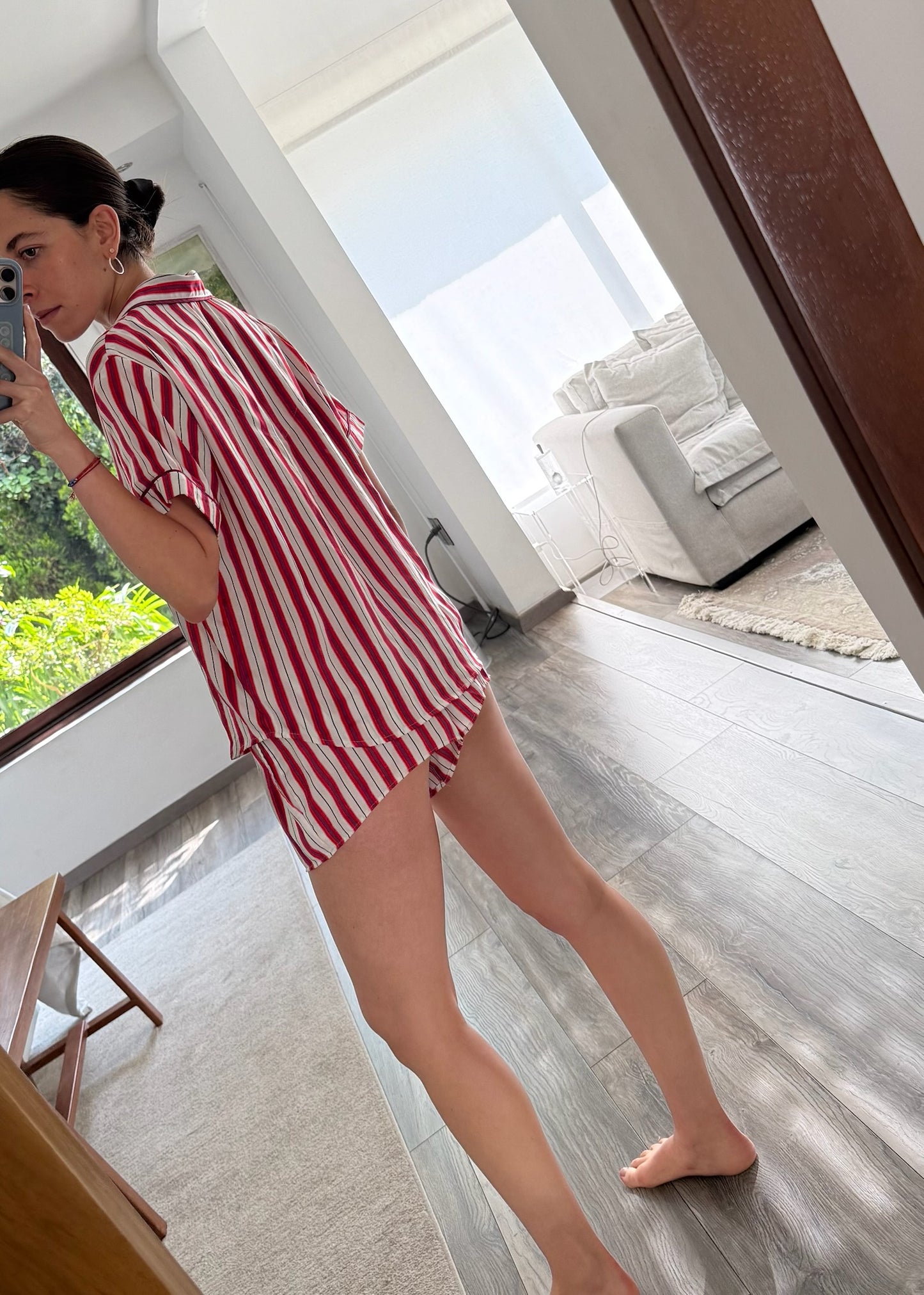PIJAMA SILKY STRIPED