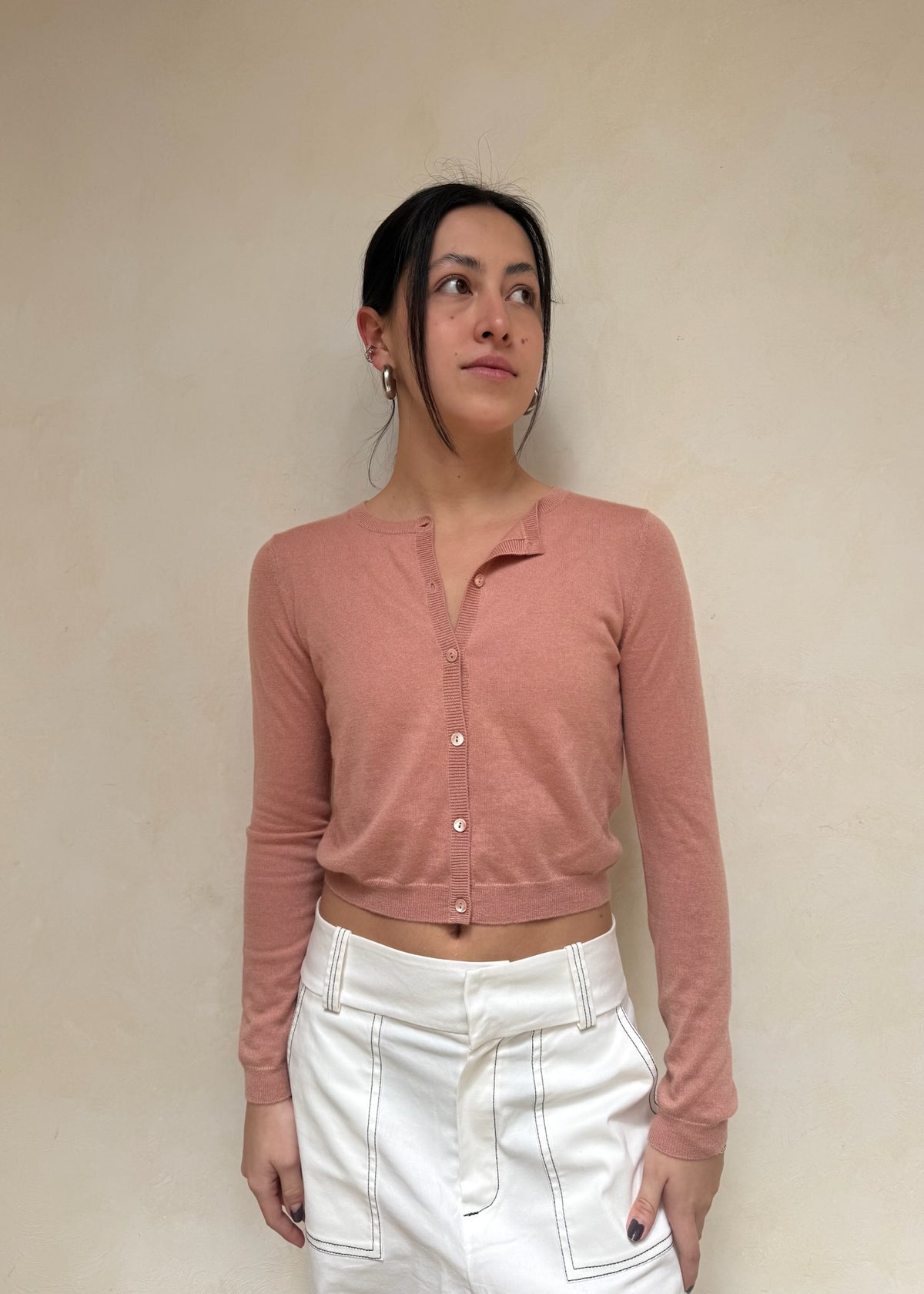 CARDIGAN PALE PINK