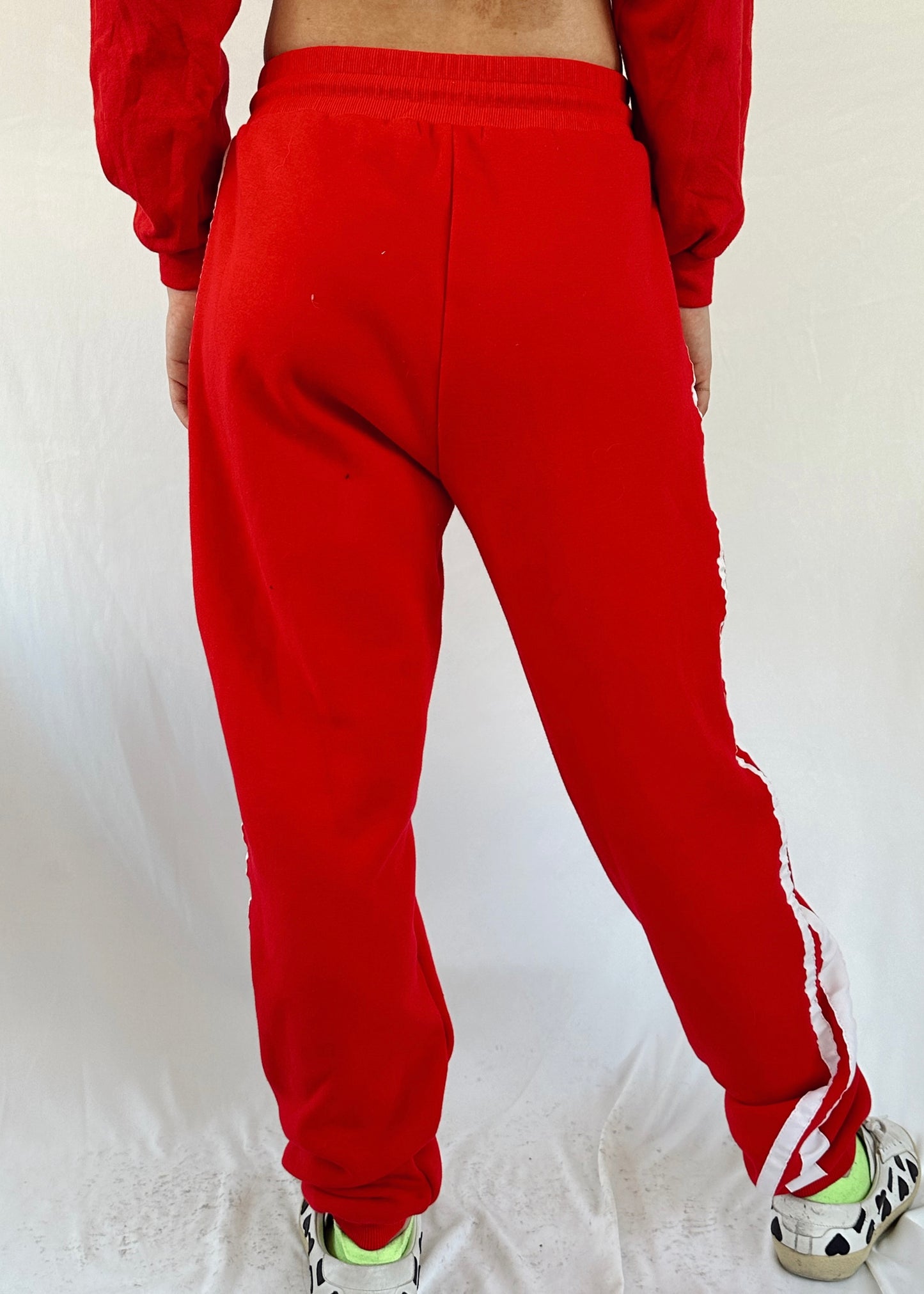 HOT RED LOUNGY PANTS