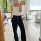 PANTALON NEGRO CON CIERRE