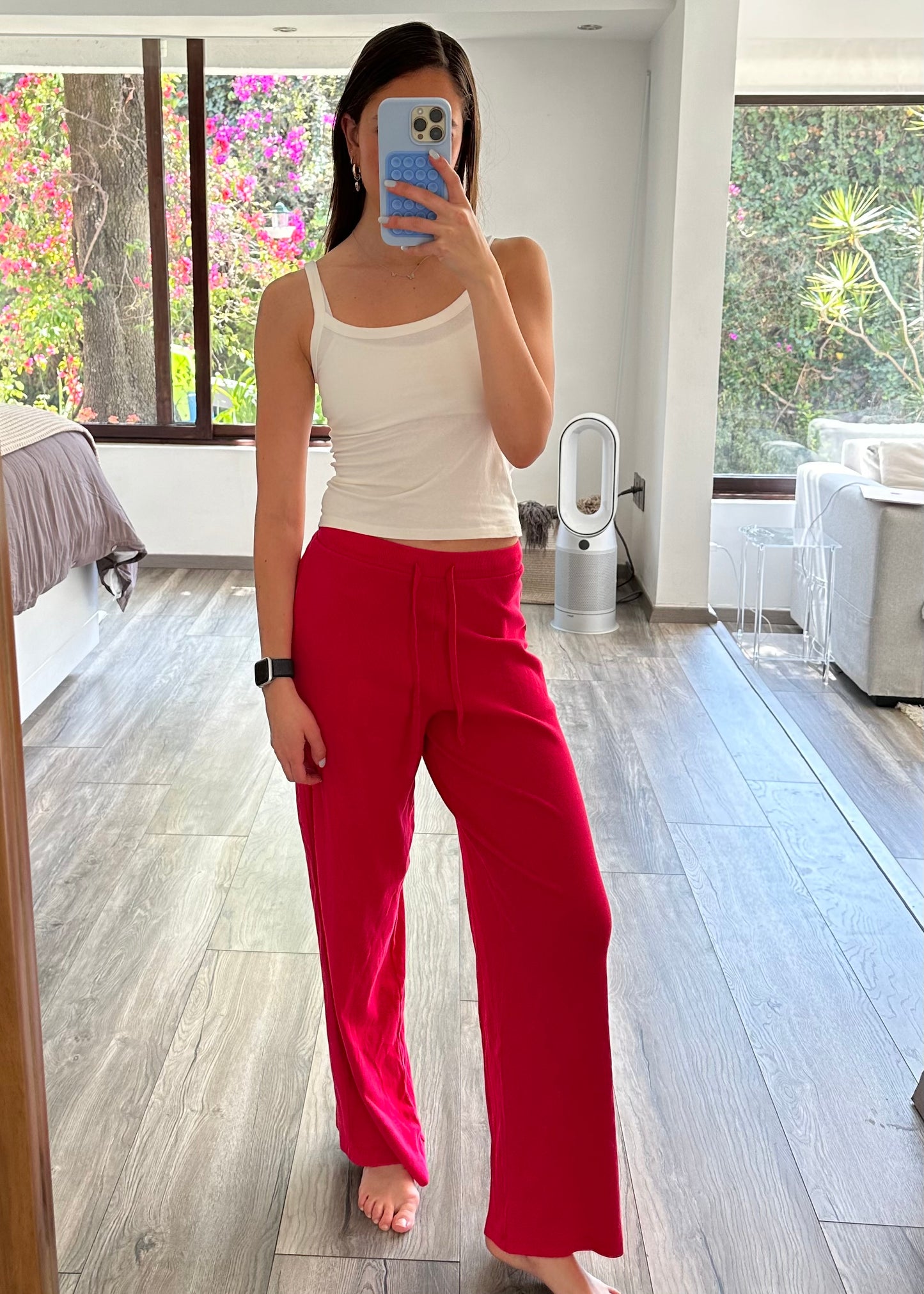 BRIGHT PINK COMFY PANTS