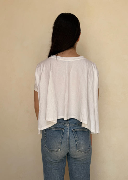 NOT YOUR BASIC TEE BLANCA