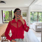 CAMISA FUCSIA CON ESTRELLAS