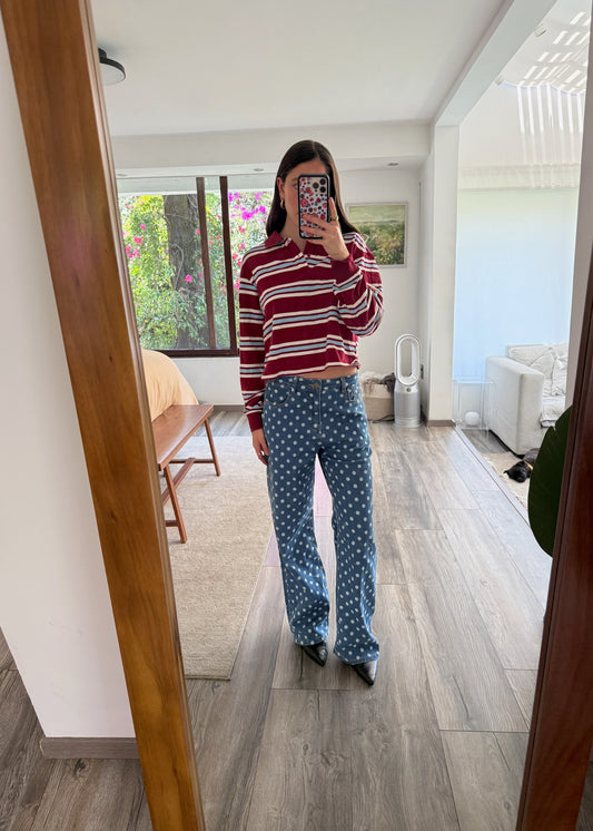 JEANS POLKA DOT