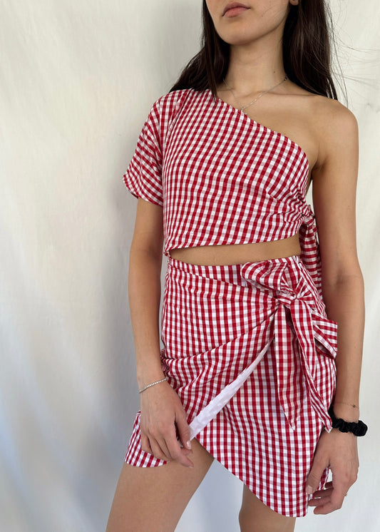 PICNIC DRESS WITH CUT OUTS